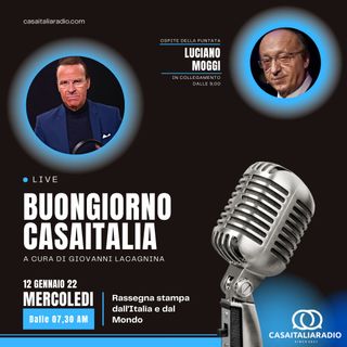 Inter favorita per la Supercoppa - Intervista con Luciano Moggi - BUONGIORNO CASA ITALIA RADIO (12.01.2022)