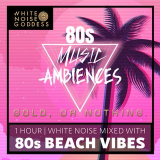 80s Beach Party Music | 1 Hour | Summer Vibes | 80s Theme | Ocean Drive Ambience | White Noise Infused