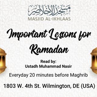 Important Lesson in Ramadan