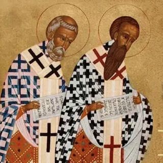 San Basilio y San Gregorio Nacianceno, obispos y doctores de la Iglesia