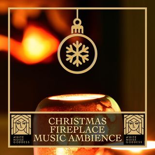 Christmas Fireplace Music Ambience | 1 Hour