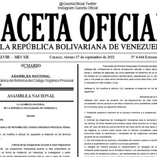 LEY ORGÁNICA DE REFORMA DEL CODIGO ORGÁNICO PROCESAL PENAL 2021 Arts 1 al 250