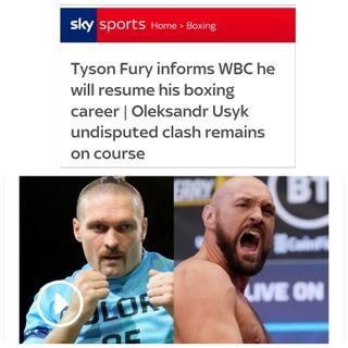 Fury Has Deadline For Potential Usyk Bout