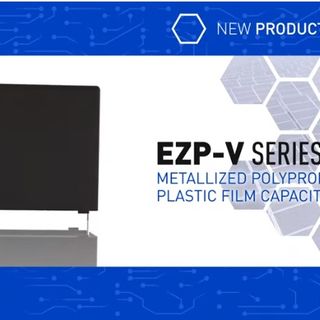 Panasonic EZP-V Series Metallized Polypropylene Plastic Film Capacitors