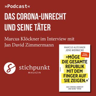 »Das Corona-Unrecht und seine Täter« Marcus Klöckner im Interview mit Jan David Zimmermann