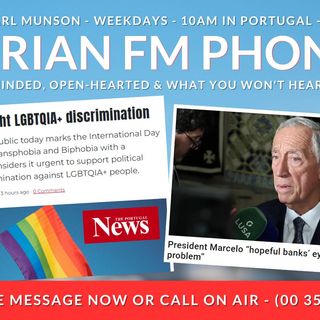 Portugal fighting LGBTQIA+ discrimination, President addresses 'mortgage problem'