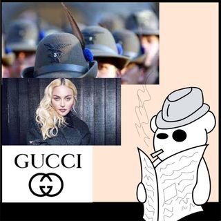 Madonna, Gucci e Alpini molesti