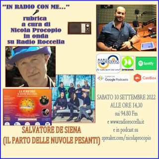 In Radio con me - Intervista a Salvatore De Siena - Il Parto delle Nuvole Pesanti 10-09-2022