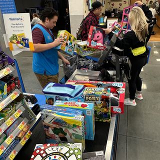 WED: A toy drive shopping spree + pronouncing genre