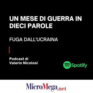 Un mese di guerra in dieci parole: podcast di Valerio Nicolosi