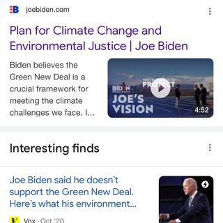 Joe Biden Says He Won’t Support The Green New Deal Then Adopts It Like He Created It