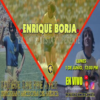 La ‘Entrevista Diferente’ con Enrique Borja, Tricampeón goleador  y leyenda del Club América.
