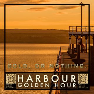 Golden Hour Harbour | White Noise | ASMR & Relaxation