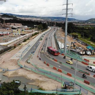 Obras de ampliación de avenida Caracas