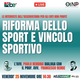 Il vincolo sportivo