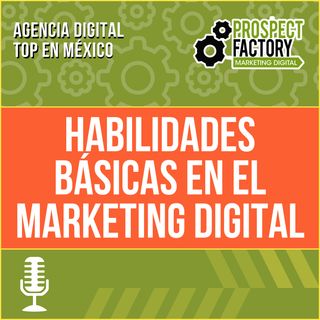 Habilidades básicas en el marketing digital | Prospect Factory