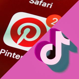 TikTok e Pinterest