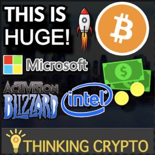 HUGE CRYPTO NEWS - Microsoft Activision Metaverse - Intel Bitcoin Mining - Coinbase Mastercard NFTs