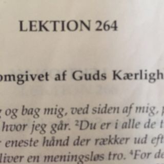 Lektion. 264. Et kursus i mirakler.