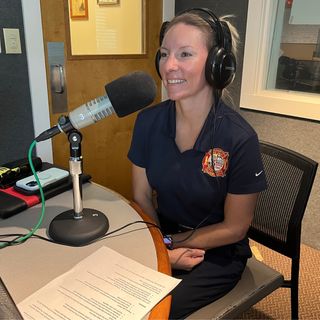 Abby Pedigo, Fire Marshal, on The Break Room, October 18, 2022