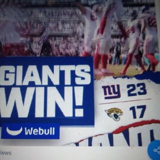 NYGs Beat The Jaguars 23-17 We're 6-1 Haters!!!
