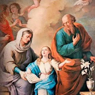 Santos Joaquín y Ana, padres de la Virgen María y abuelos de Jesús