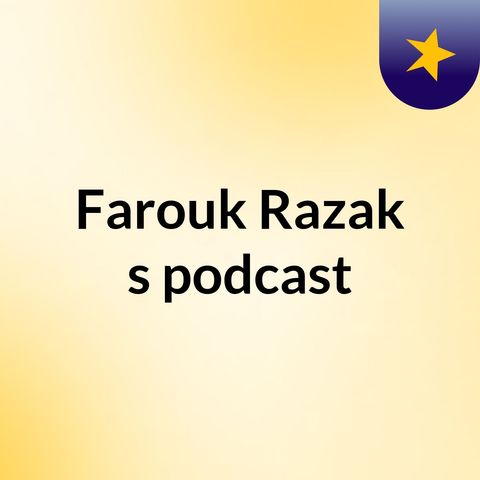 No One Might Be Coming To Save You, Wake Up!! - Farouk Razak's podcast