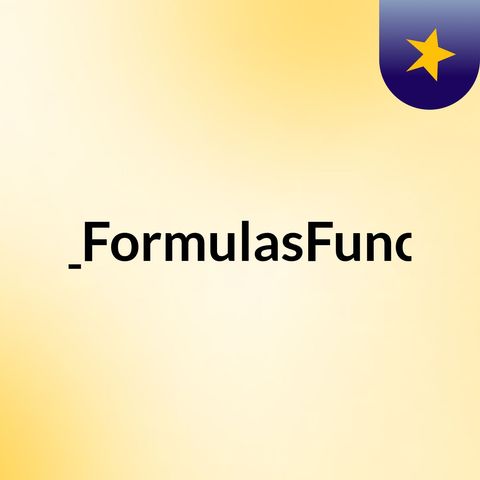 EXCEL_FORMULAS Introduccion