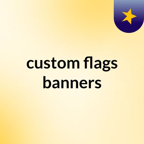 Custom Vinyl Banners as outdoor signage