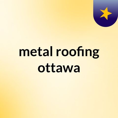 metal roof ottawa