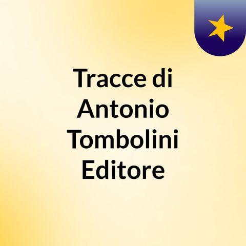 Presentazione della Collana Transiti di Antonio Tombolini Editore