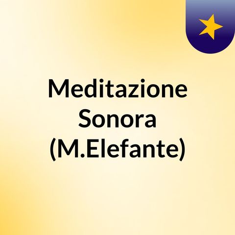 Meditazione LASCIAR ANDARE DI M. ELEFANTE