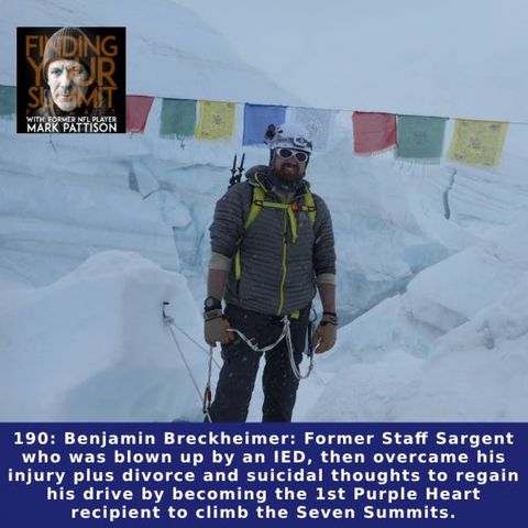 Benjamin Breckheimer: Former Staff Sargent who was blown up by an IED, then overcame his injury plus divorce and suicidal thoughts to regain