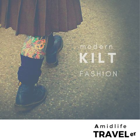 Men in Kilts! Tweed, Pink, & Leather; Scotland Fashion
