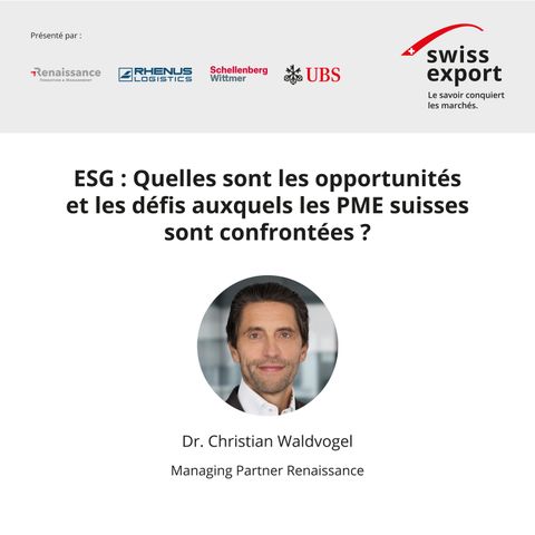 ESG: Quelles ont les opportunités et les défis auxquels les PMEs suisses sont confrontées?