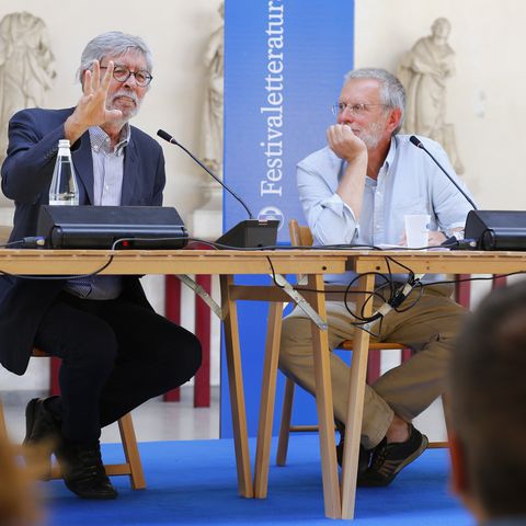 Domenico Starnone con Massimo Cirri