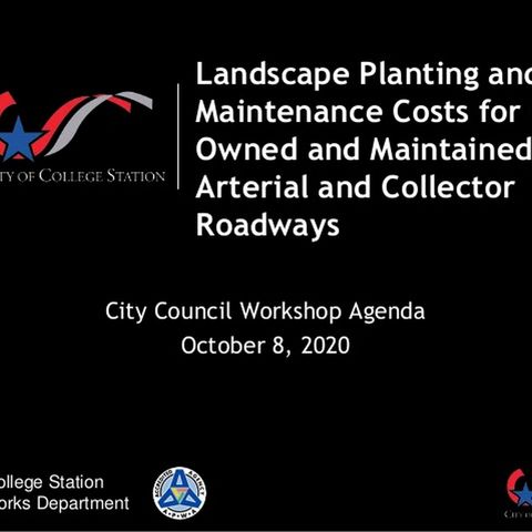 College Station city council discusses roadway maintenance