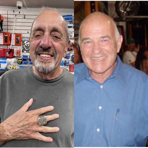 The Horst Link Suspension Inventor, Horst Leitner & Chuck Densford (Rainbow Bikes Laguna)
