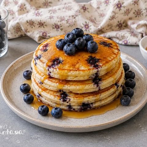 Pancake ai mirtilli
