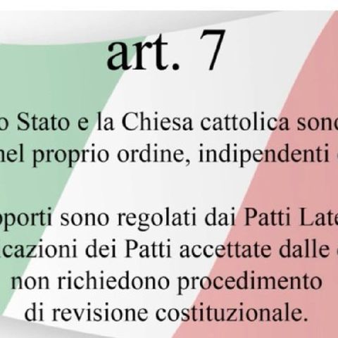 Episodio 2 - Art.7 Costituzione Italiana