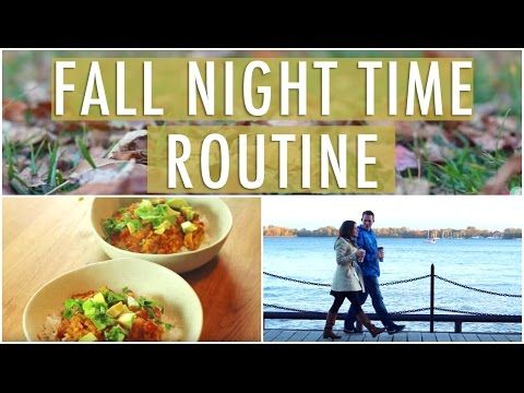 Relaxing Fall Night Time Routine