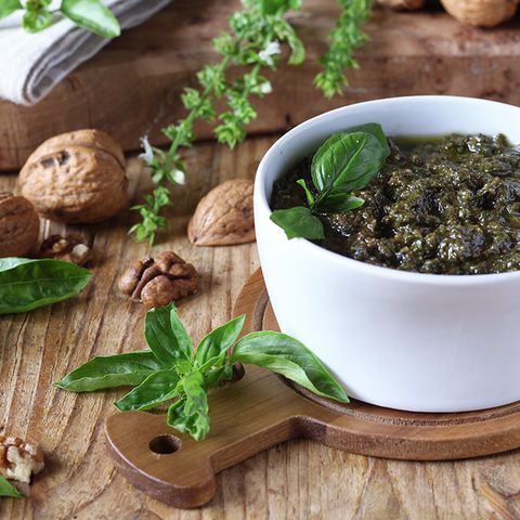 Pesto di basilico e noci