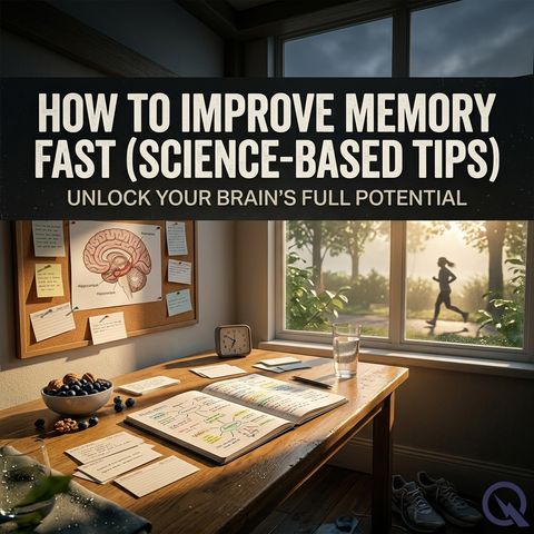 How to Improve Memory Fast (Science-Based Tips) - The Body-Brain Connection