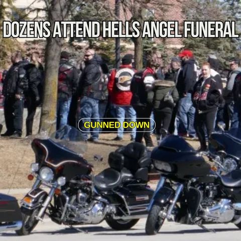 Dozens of bikers attend funeral for Hells Angels member gunned down in Peel