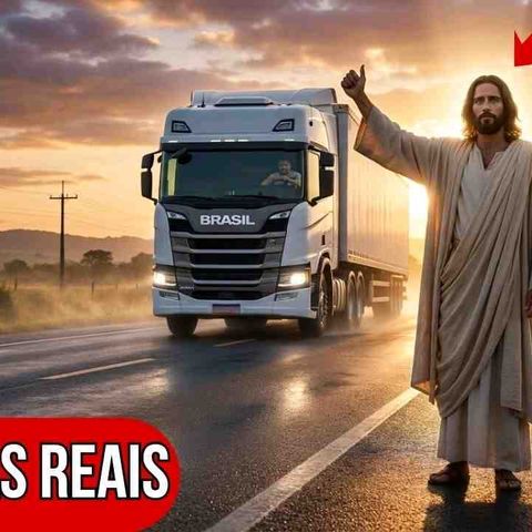 CAMINHONEIRO DEU CARONA A UM HOMEM NA BR    E DESCOBRIU QUE ERA DEUS