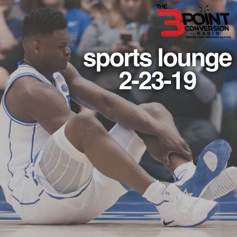 The 3 Point Conversion Sports Lounge- Robert Kraft In Trouble, The Zion Affect, Atlanta Hawks In The Spotlight, NBA Time, MLB Upcoming