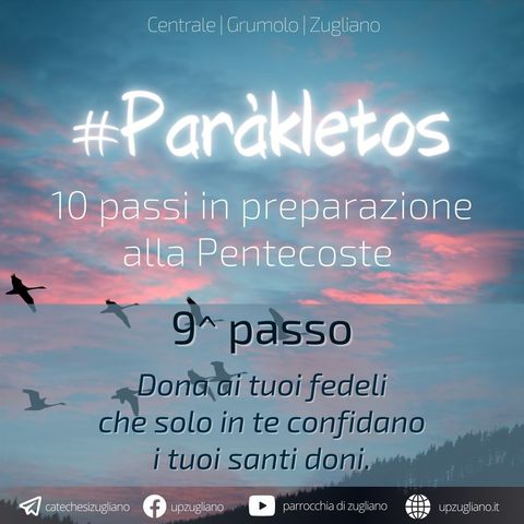#Paràkletos | 9° passo