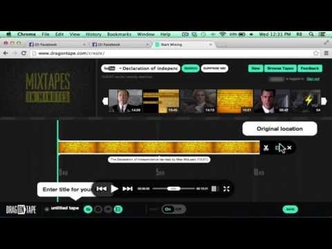 Video Mashups with DragOnTape Tutorial