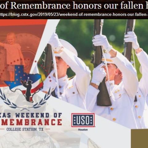 Preview of city of College Station's Texas Weekend of Remembrance