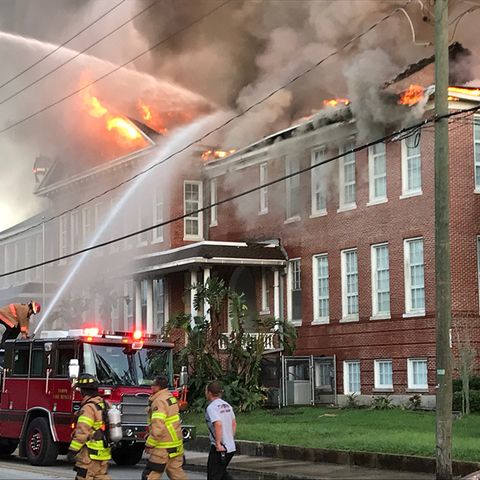 Historic R. E. Lee School Destroyed By Fire In Tampa